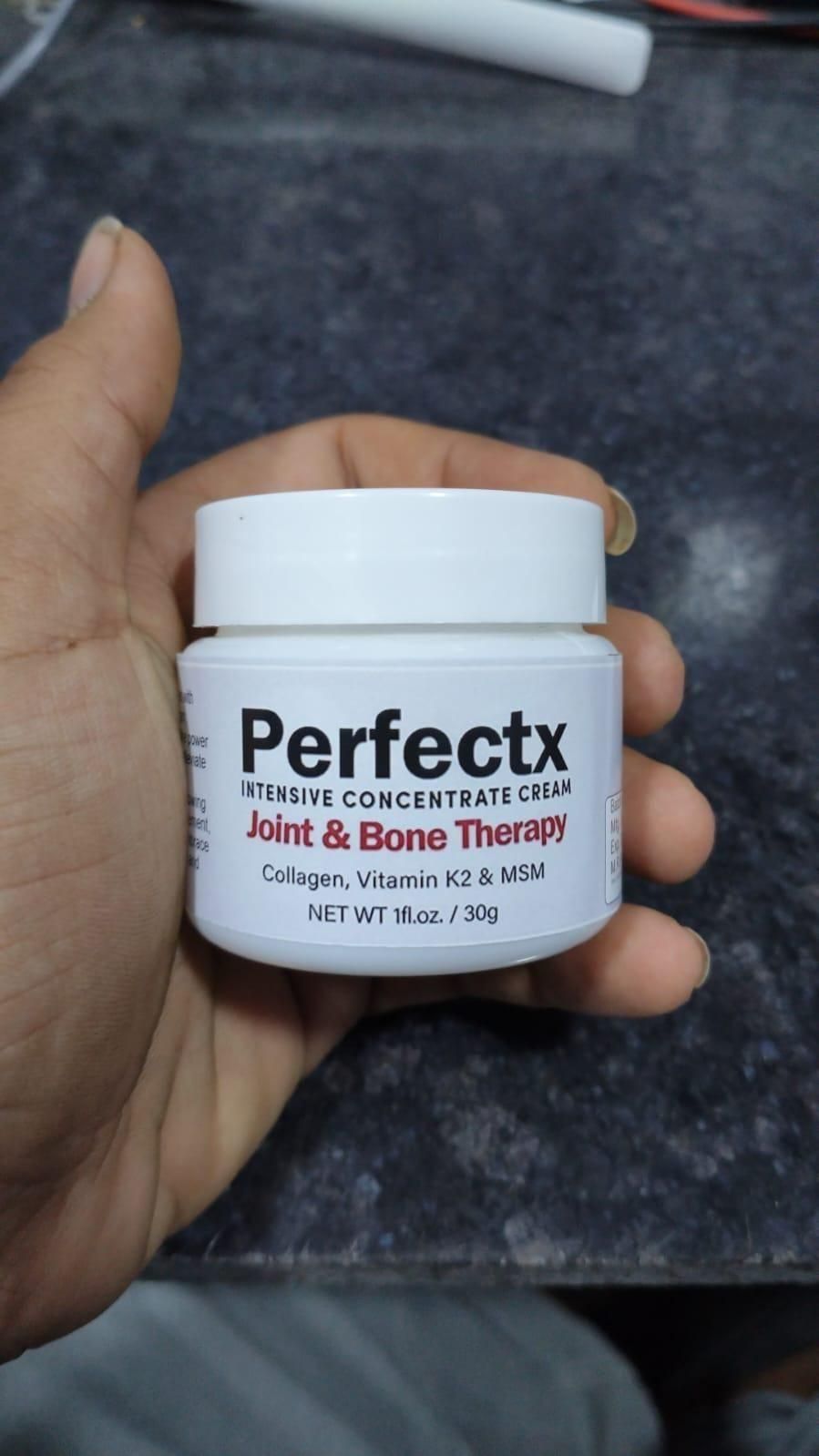 Perfectx Joint Pain Relief Cream – Pack of 2 (30g Each) | Bone Therapy with Collagen, Glucosamine & MSM | Quick Relief from Knee, Back, Shoulder & Muscle Pain | Ayurvedic Herbal Pain Relief Ointment for Men & Women