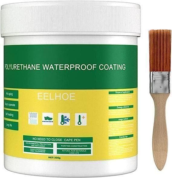 Waterproof Leak Sealant Glue – 300gm Transparent Quick-Dry Foam | Anti-Mold & Heat Resistant | Multi-Surface Crack Filler | Roof, Wall, Pipe, Bathroom & Tile Sealing Solution
