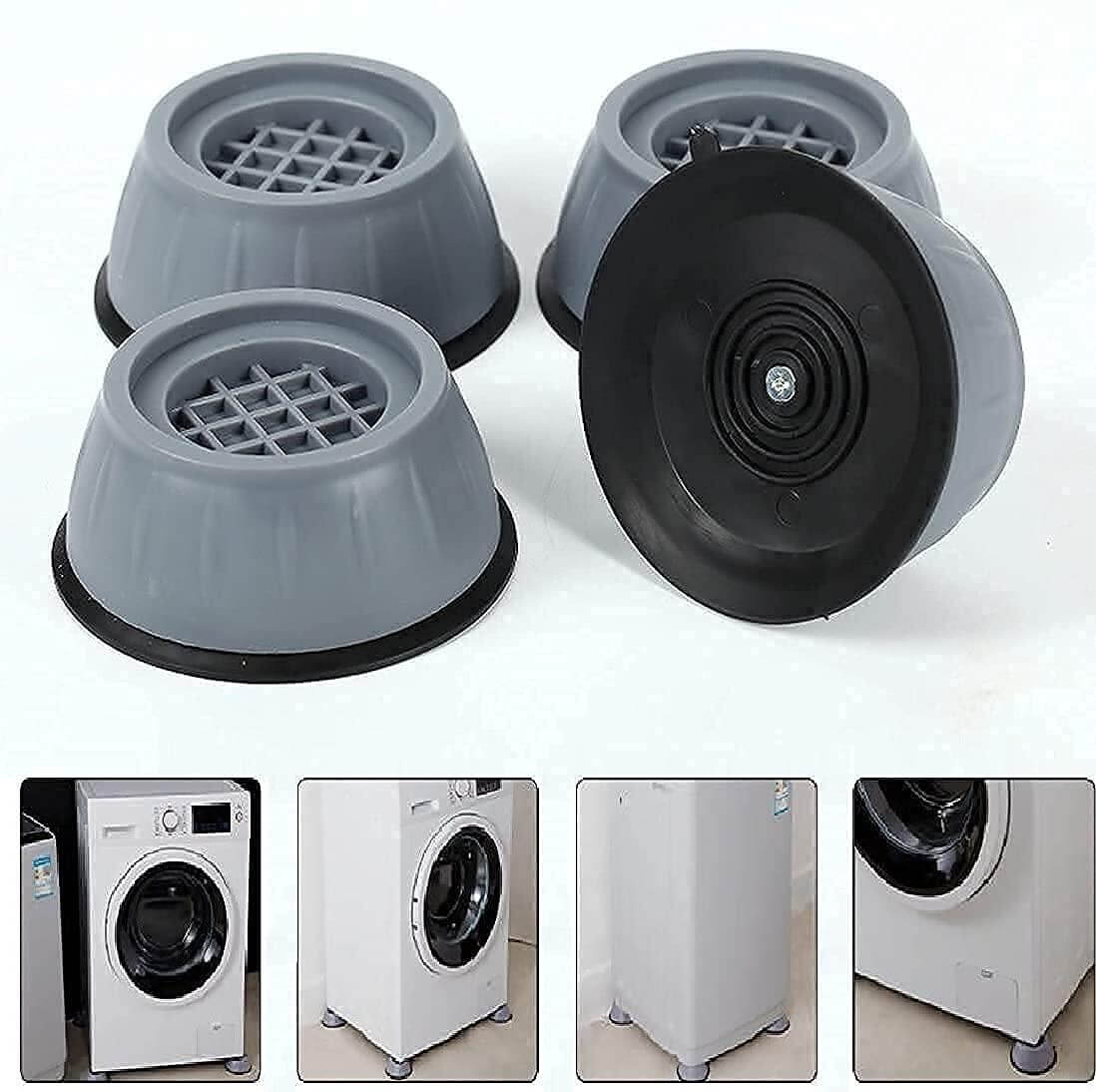 Anti Vibration Pads | Washing Machine & Dryer | 4 Pcs Shock Proof & Noise Reducing Feet | Multifunctional Stabilizer | Appliances & Furniture | Shock Proof