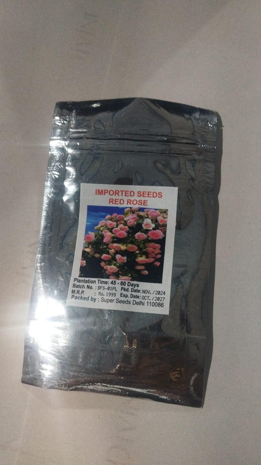 Elegant Rose Flower Seeds for Home & Terrace Garden – 200g Premium Pack | High Germination Rate | Multicolor Varieties | Easy to Grow | Fragrant & Decorative Blooms | Ideal for Balcony, Terrace, Pots & Backyard