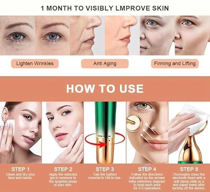UrbanGlow™ 3-in-1 Face, Neck & Eye Massager with Heat & Vibration
