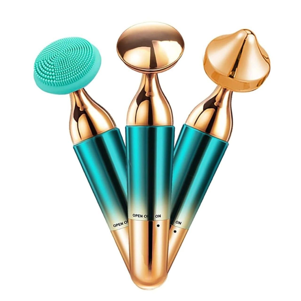 UrbanGlow™ 3-in-1 Face, Neck & Eye Massager with Heat & Vibration