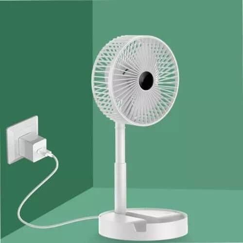 Powerful Rechargeable Foldable High-Speed Desk Fan | Portable & USB Charging