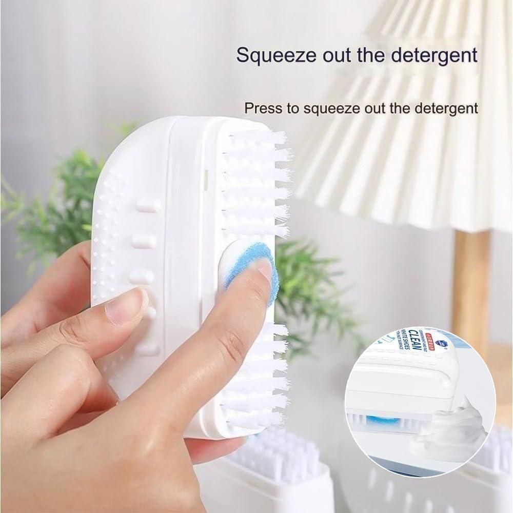 UrbanClean™ 2-in-1 Shoe Cleaning Brush with Built-In Liquid Dispenser