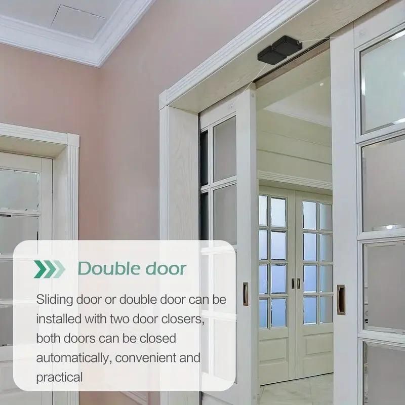 Easy-Install Automatic Door Closer - Adjustable, No-Drill Surface Mount with Sensor for Effortless Closing