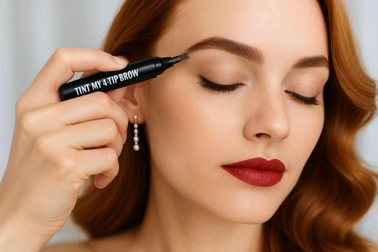 4-Tip Brow Tint Pen - Application