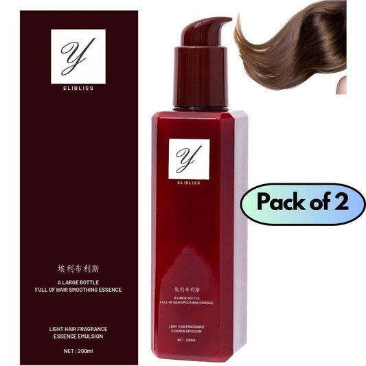 Elibliss Hair Smoothing Essence - 400ml x 2 | Frizz Control & Hair Repair Serum