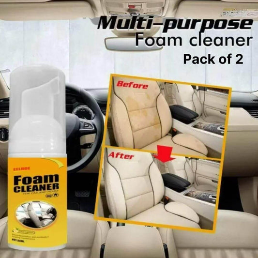 Car Cleaner Foam Wax Shampoo - 100ML Each (Pack of 2) | High-Foam Formula for Shine & Protection | Car Body Wash Liquid for Exterior Cleaning & Polishing