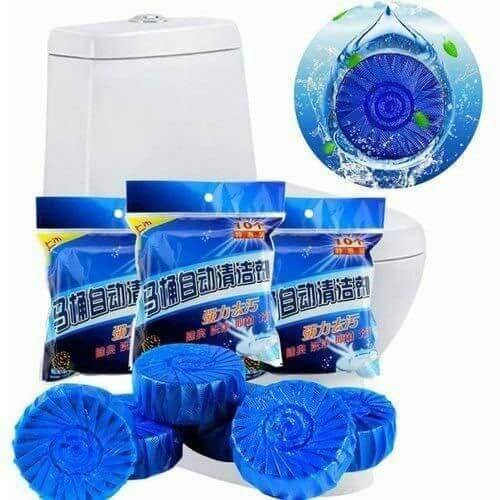 Toilet Cleaning Tablets (Pack of 10) - Powerful Deodorizer & Bowl Cleaner | Deep Clean, Germ Removal & Fresh Fragrance for Bathroom Hygiene