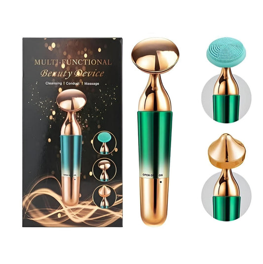 UrbanGlow™ 3-in-1 Face, Neck & Eye Massager with Heat & Vibration