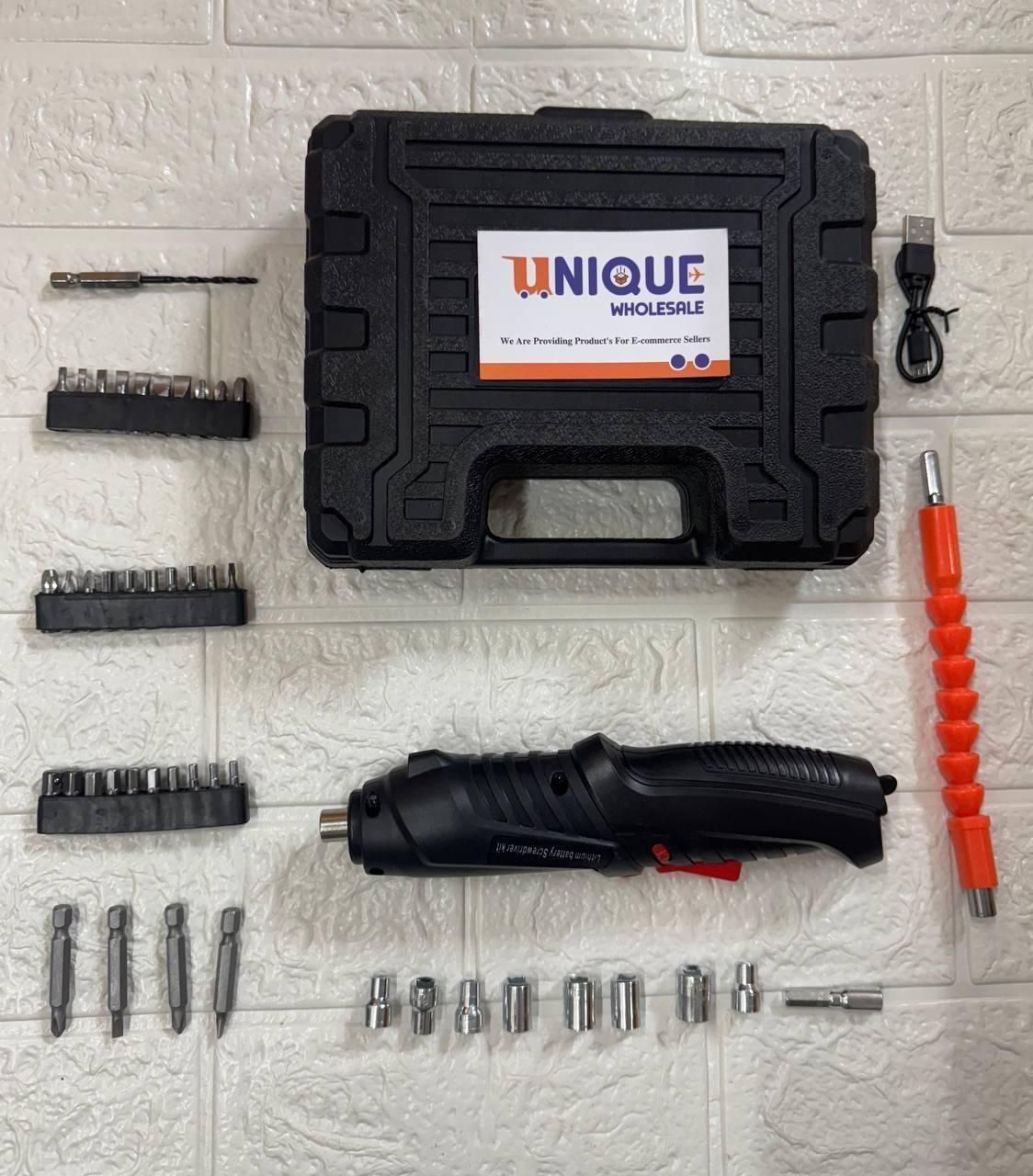 UrbanAvi 47-in-1 Electric Screwdriver Set | USB Rechargeable Mini Power Tool Kit with Magnetic Bits | Precision Repair Toolkit for Mobiles, Laptops, Watches, Eyeglasses & Electronics
