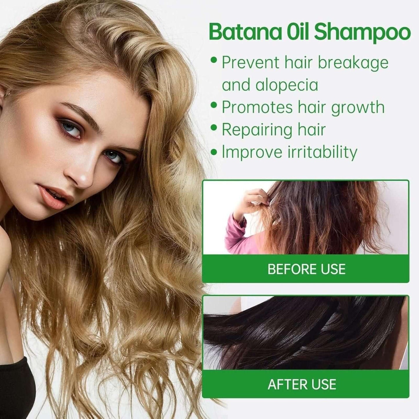TryOnes Batana Oil Shampoo with Rosemary – Hair Cleanser for All Hair Types | 100ml x 2 Bottles (Pack of 2)