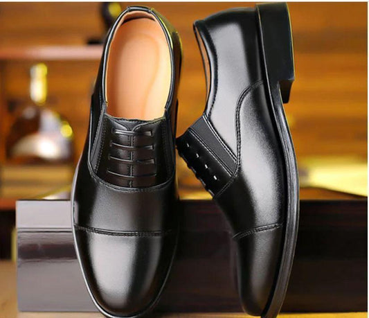 Men's Black Formal Lace-Up Shoes – Office & Party Wear with Airmix Sole | UK Size 6 to 10
