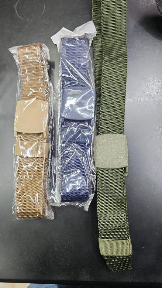 Unisex Military Style Canvas Belts – Pack of 2 Adjustable Casual Belts for Men & Women | Durable, Stylish & Versatile – Assorted Colors