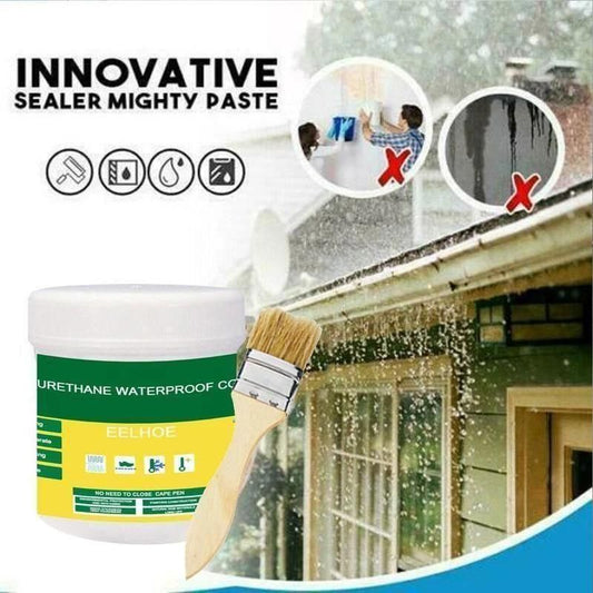 Waterproof Leak Sealant Glue – 300gm Transparent Quick-Dry Foam | Anti-Mold & Heat Resistant | Multi-Surface Crack Filler | Roof, Wall, Pipe, Bathroom & Tile Sealing Solution