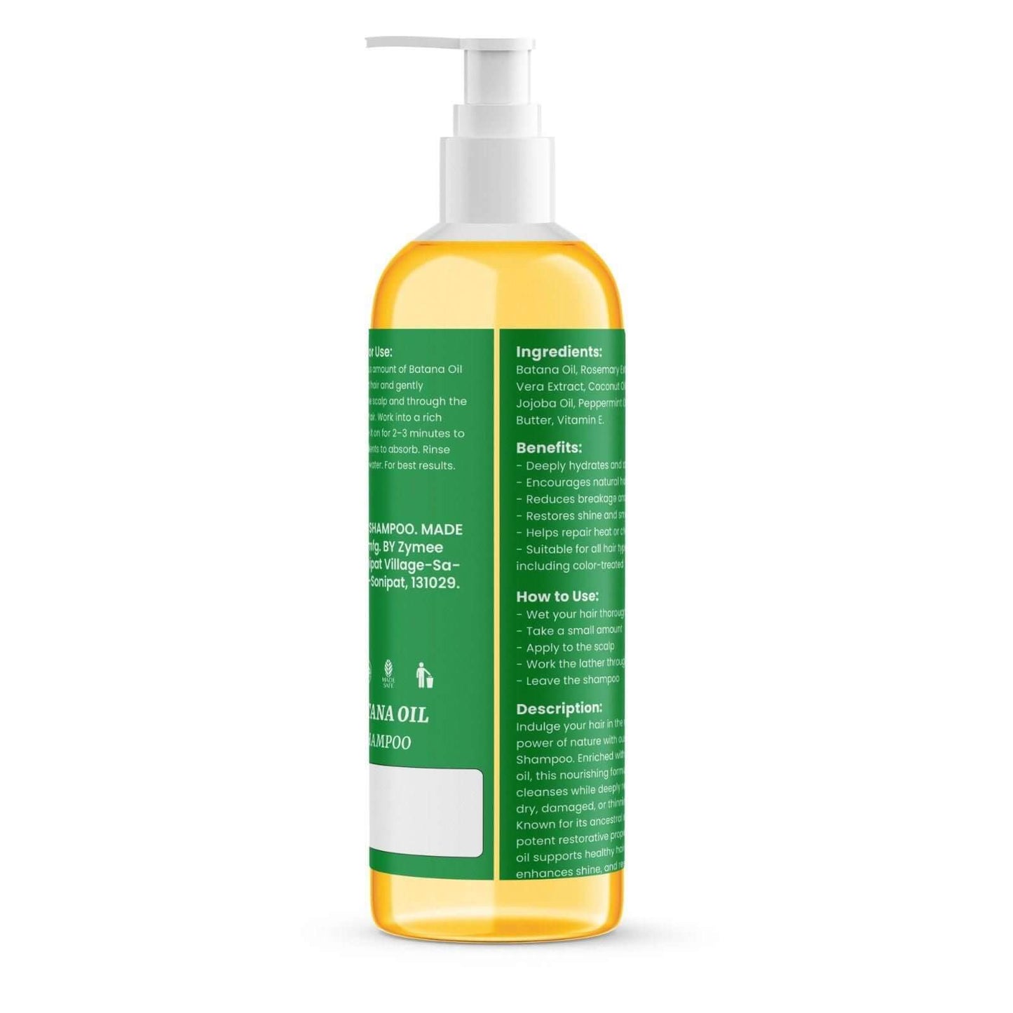 TryOnes Batana Oil Shampoo with Rosemary – Hair Cleanser for All Hair Types | 100ml x 2 Bottles (Pack of 2)