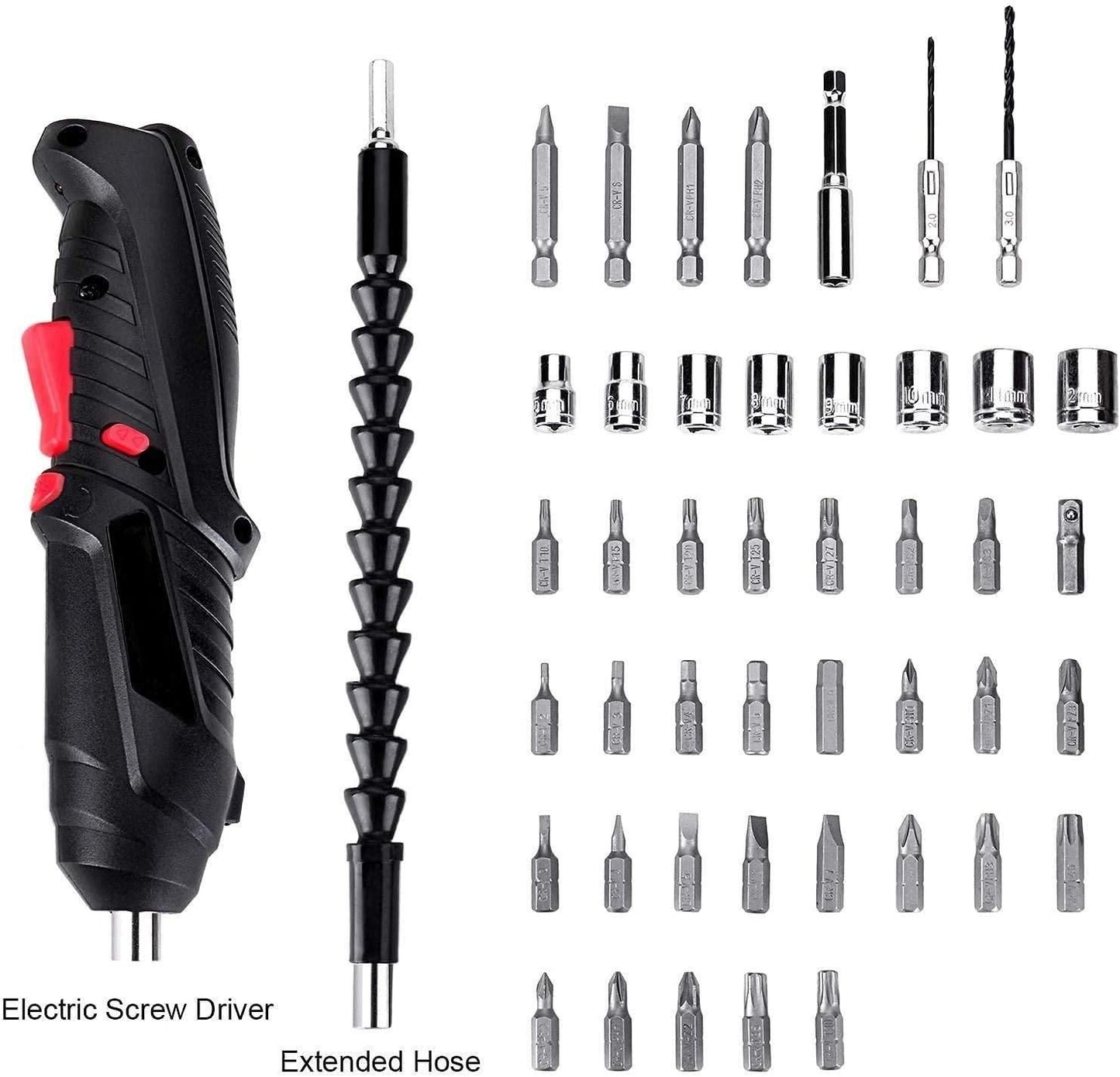 UrbanAvi 47-in-1 Electric Screwdriver Set | USB Rechargeable Mini Power Tool Kit with Magnetic Bits | Precision Repair Toolkit for Mobiles, Laptops, Watches, Eyeglasses & Electronics