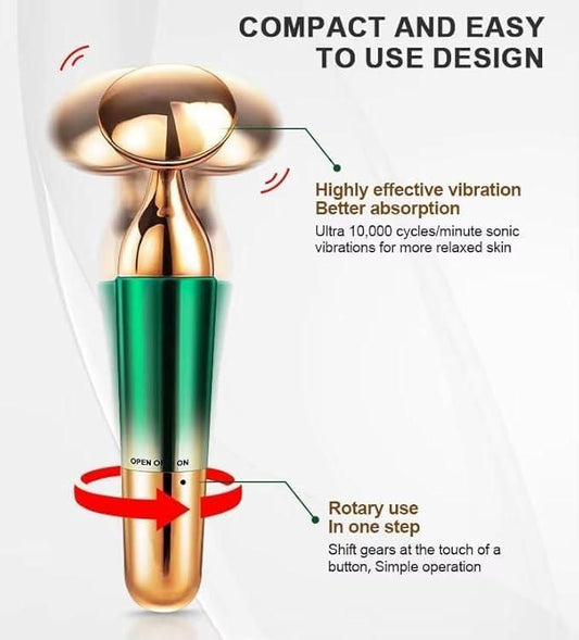 UrbanGlow™ 3-in-1 Face, Neck & Eye Massager with Heat & Vibration