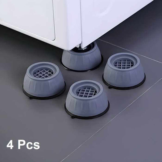 Anti Vibration Pads  | Washing Machine & Dryer | 4 Pcs Shock Proof & Noise Reducing Feet | Multifunctional Stabilizer | Appliances & Furniture  | Shock Proof