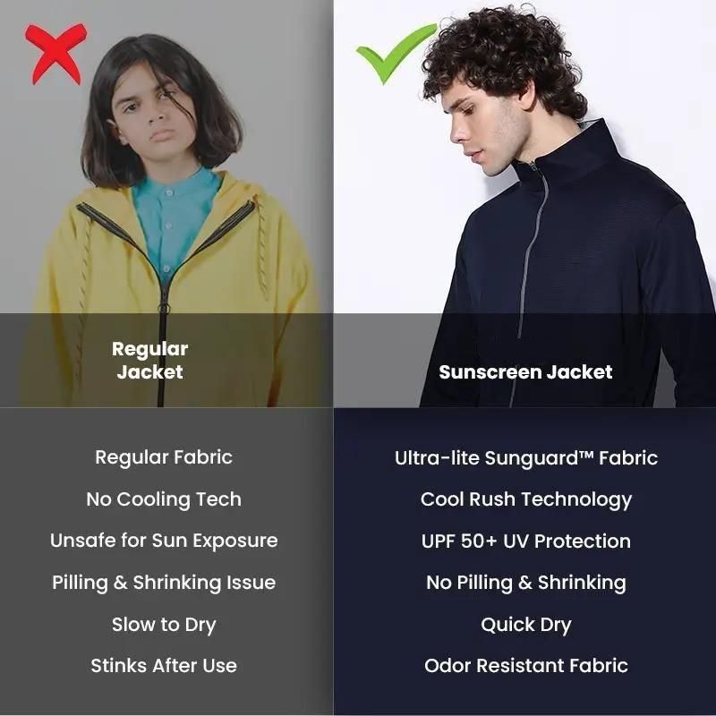 Men's Lightweight UV Protection Jacket – Summer Travel Wear, Quick Dry