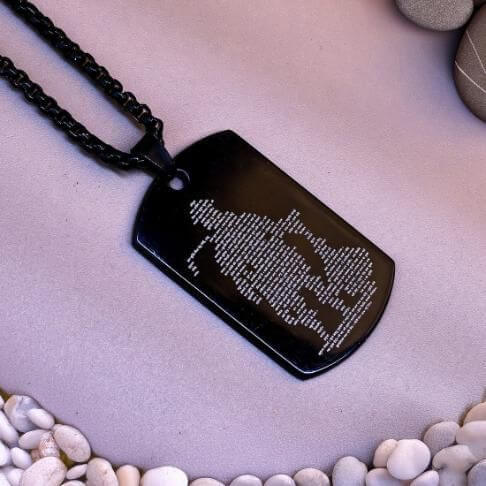 Hanuman Chalisa Pendant Locket with Chain – Waterproof Mini Book Inside, Stainless Steel Religious Jewelry for Men & Women | Spiritual Wear for Daily Use, Gifting & Protection