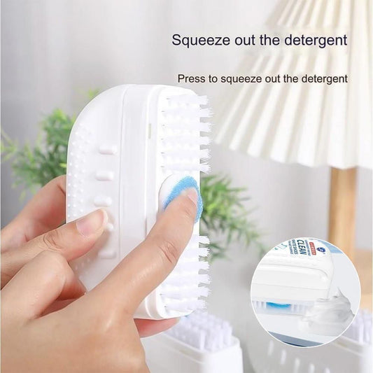 UrbanClean™ 2-in-1 Shoe Cleaning Brush with Built-In Liquid Dispenser