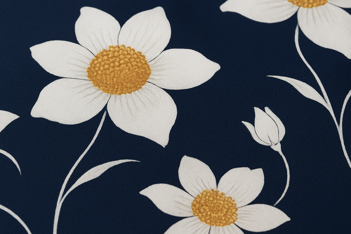 Floral Pattern Fabric Detail