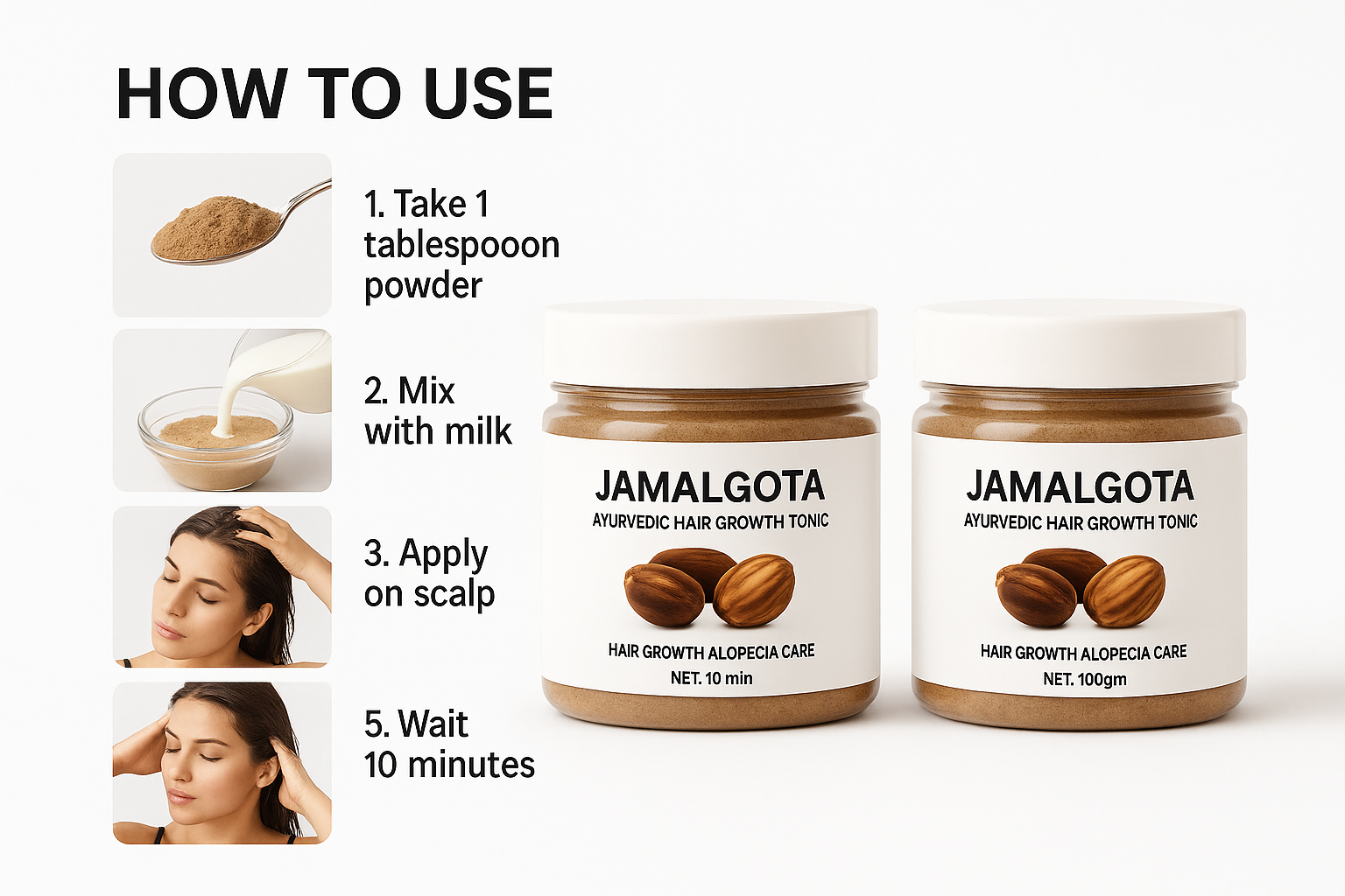 Jamalgota Ayurvedic Hair Lep - Complete Product Guide