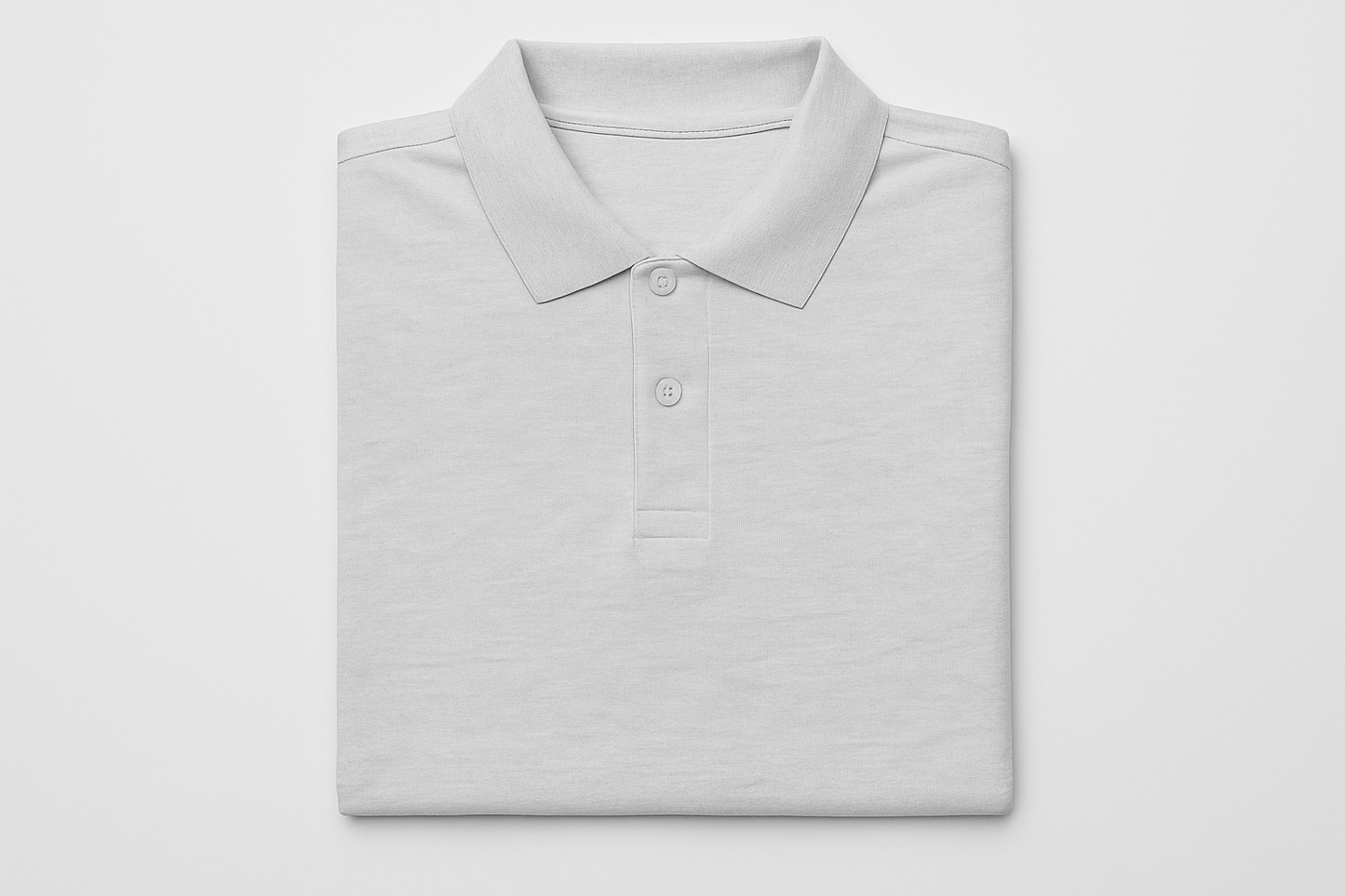 Light Gray Folded Polo