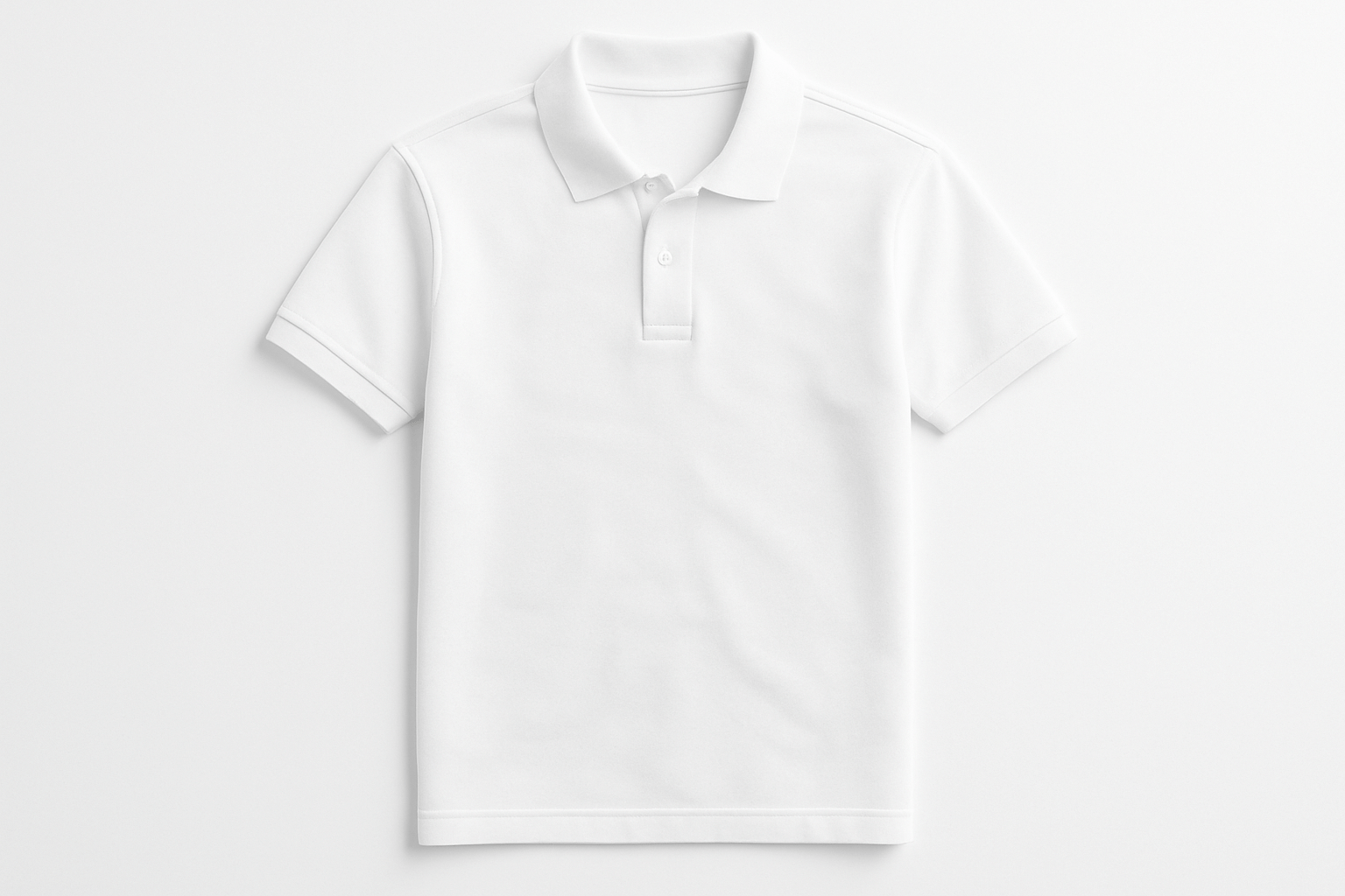 White Polo T-shirt